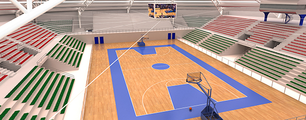 籃球館場所